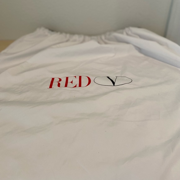 RED VALENTINO Cut Out Polka Dot Bowling Bag - Picture 4 of 4